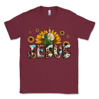Burgundy jesus san judas Classic Tee - JahusDesignShop