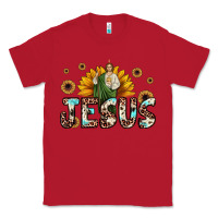 Red jesus san judas Classic Tee - JahusDesignShop