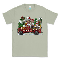 Matcha festive farm animal christmas truck Classic Tee - CowhideDigitalArt