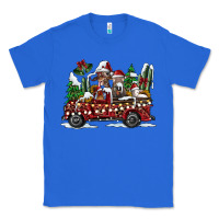 True Royal festive farm animal christmas truck Classic Tee - CowhideDigitalArt