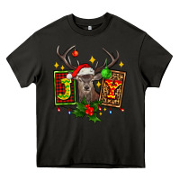 Asphalt joy with reindeer ado Heavy Core Tee - AdoDesignShop