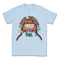 Dusty Blue merry christmas shitter s full Classic Tee - MaliasSmallBusiness