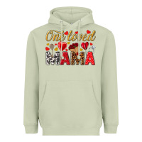 Matcha One loved mama valentines day Heavyweight Hoodie - HowdyJamesFarm