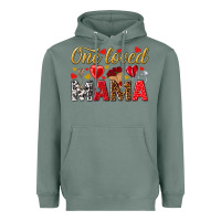 Sage One loved mama valentines day Heavyweight Hoodie - HowdyJamesFarm