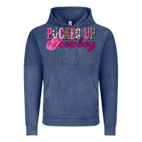 Vintage Denim pucker up cowboy Vintage Hoodie - NancyCooperArtShop
