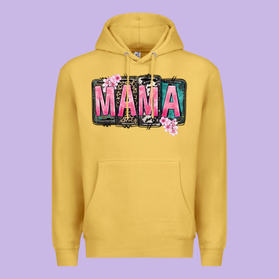 Mama Vibes Mother's Day Premium Hoodie Designed By Cowgirlartshop