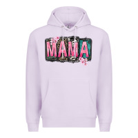Lilac Mama vibes Mother's Day Premium Hoodie - CowGirlArtShop