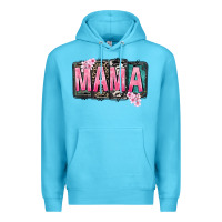 Ocean Blue Mama vibes Mother's Day Premium Hoodie - CowGirlArtShop