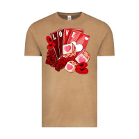 Vintage Camel valentines day feeling lucky Vintage Tee - NancyCooperArtShop