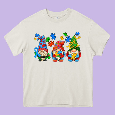Autism Gnomes Heavy Core Tee Designed By Adodesignshop