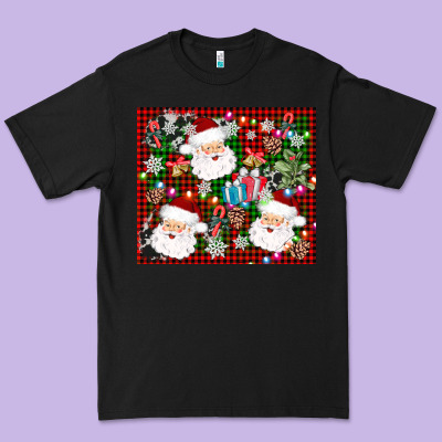 Santa Christmas Premium Tee Designed By Adodesignshop