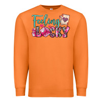Carrot feeling lucky Premium Sweatshirt - OliviaCreatesArt