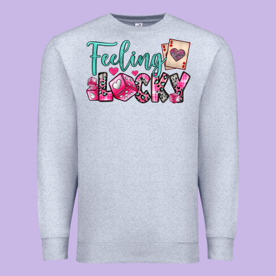 Feeling Lucky Premium Sweatshirt Designed By Oliviacreatesart