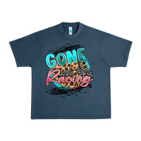 Midnight Navy gone racing Urban Heavy Tee - MaliasSmallBusiness