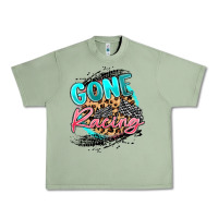 Oil Green gone racing Urban Heavy Tee - MaliasSmallBusiness