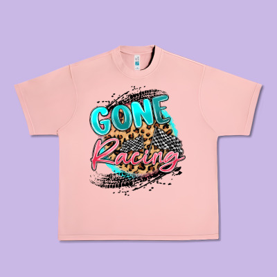 Gone Racing Urban Heavy Tee Designed By Maliassmallbusiness