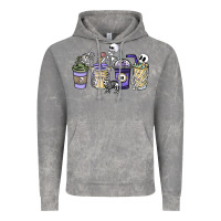 Cloud Rock skeleton coffee cups Vintage Hoodie - NancyCooperArtShop