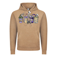 Vintage Coffee skeleton coffee cups Vintage Hoodie - NancyCooperArtShop