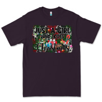 Plum just a girl who loves christmas Premium Tee - AdoDesignShop