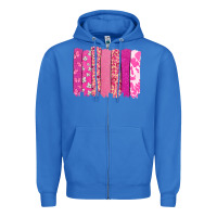 True Royal Cancer brushstroke Cancer Awareness Zipper Hoodie - HowdyJamesFarm