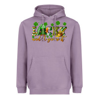 Lavender Lucky and i gnome it St. Patrick's Day Heavyweight Hoodie - CowGirlArtShop