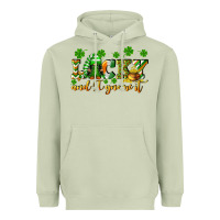Matcha Lucky and i gnome it St. Patrick's Day Heavyweight Hoodie - CowGirlArtShop