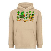 Mushroom Lucky and i gnome it St. Patrick's Day Heavyweight Hoodie - CowGirlArtShop