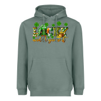 Sage Lucky and i gnome it St. Patrick's Day Heavyweight Hoodie - CowGirlArtShop