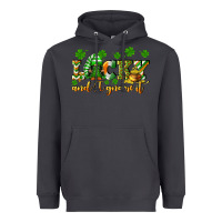 Smoke Lucky and i gnome it St. Patrick's Day Heavyweight Hoodie - CowGirlArtShop