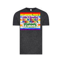 Vintage Black what a beautiful day to respect other people's pronouns  tumbler Vintage Tee - JahusDesignShop