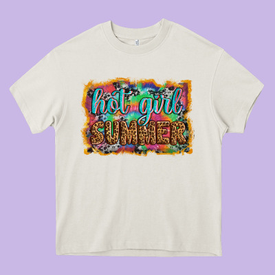 Hot Girl Summer Heavy Core Tee Designed By Artiststas