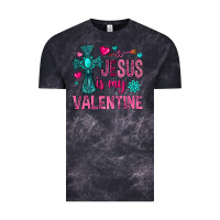 Cloud Black jesus is my valentine Vintage Tee - NancyCooperArtShop