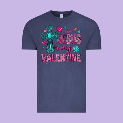 Jesus Is My Valentine Vintage Tee Designed By Nancycooperartshop
