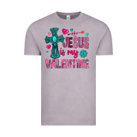 Vintage Zinc jesus is my valentine Vintage Tee - NancyCooperArtShop