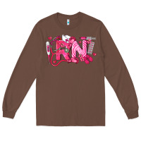 Chestnut rn breast cancer registered nurse Long Sleeve Tee - LillyAllenDesigns