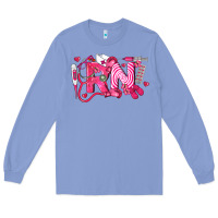Colony Blue rn breast cancer registered nurse Long Sleeve Tee - LillyAllenDesigns
