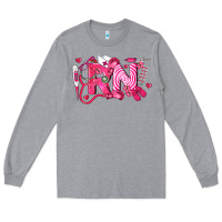 Heather Grey rn breast cancer registered nurse Long Sleeve Tee - LillyAllenDesigns