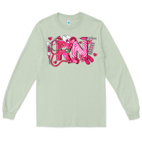 Matcha rn breast cancer registered nurse Long Sleeve Tee - LillyAllenDesigns