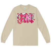Mushroom rn breast cancer registered nurse Long Sleeve Tee - LillyAllenDesigns