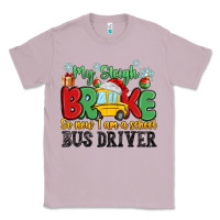 Lilac my sleigh broke so now i am a school bus driver Classic Tee - MaliasSmallBusiness
