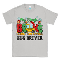 Moon Dust my sleigh broke so now i am a school bus driver Classic Tee - MaliasSmallBusiness