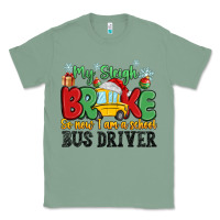 Sage my sleigh broke so now i am a school bus driver Classic Tee - MaliasSmallBusiness