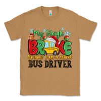 Toasted Coconut my sleigh broke so now i am a school bus driver Classic Tee - MaliasSmallBusiness
