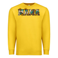 Lemon mama sunflower leopard Premium Sweatshirt - OliviaCreatesArt