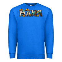 True Royal mama sunflower leopard Premium Sweatshirt - OliviaCreatesArt