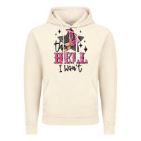 Vintage Artic the hell i wont cowgirl Vintage Hoodie - MaliasSmallBusiness
