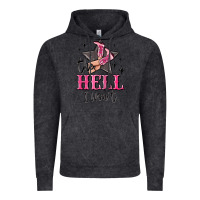 Vintage Black the hell i wont cowgirl Vintage Hoodie - MaliasSmallBusiness
