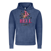 Vintage Denim the hell i wont cowgirl Vintage Hoodie - MaliasSmallBusiness