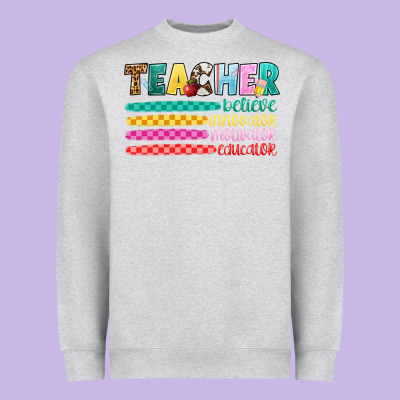 Teacher Believe Heavyweight Sweatshirt Designed By Artiststas
