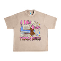 French Oak i like them thick and spicy Urban Heavy Tee - MaliasSmallBusiness
